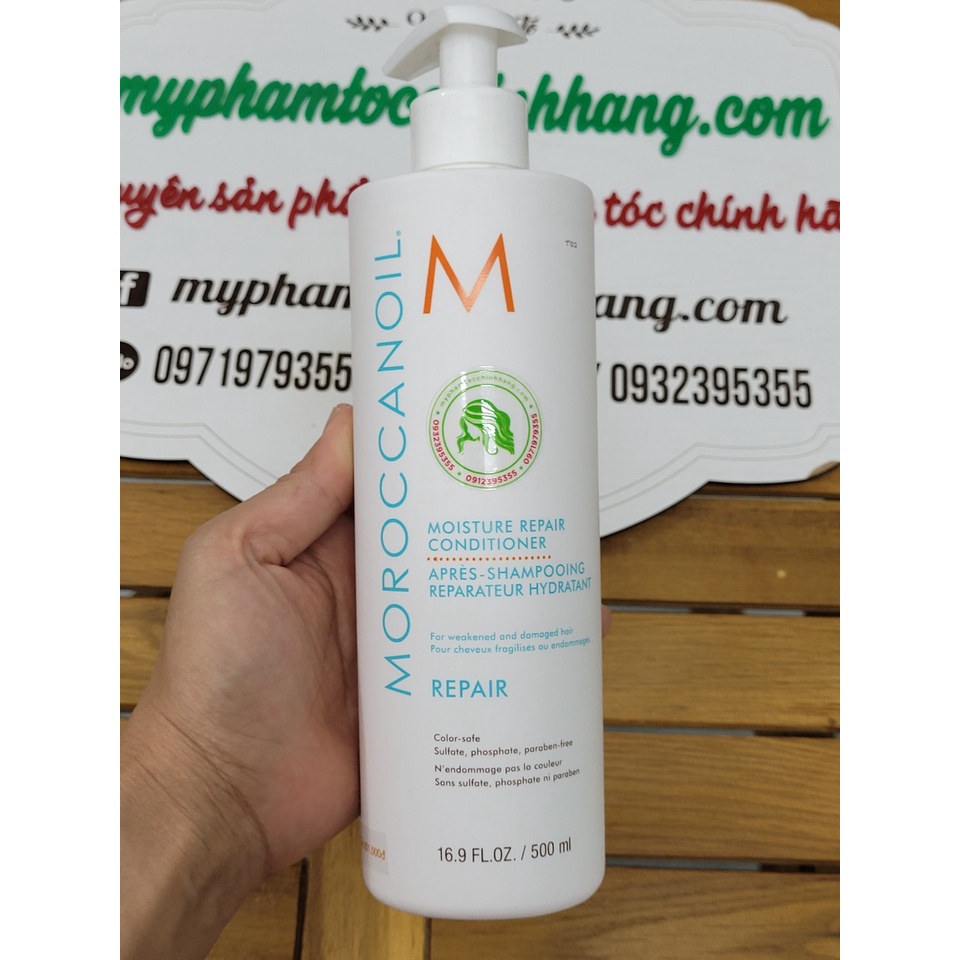 DẦU GỘI XẢ MOROC REPAIR PHỤC HỒI ĐỘ ẨM 250ml - 500ML - 1000ml