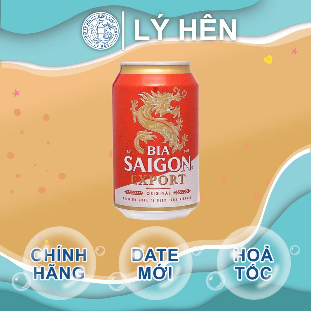 Lon Lẻ Bia Saigon Export - Sài Gòn Đỏ 330ml/Lon