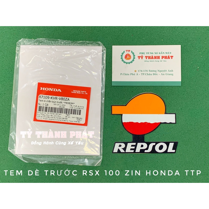 Tem dè trước RSX 100 Repsol zin