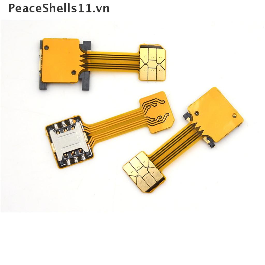 Bộ Chuyển Đổi Thẻ SIM Nano Micro Kép Mở Rộng SD Slot Android PeaceShells11