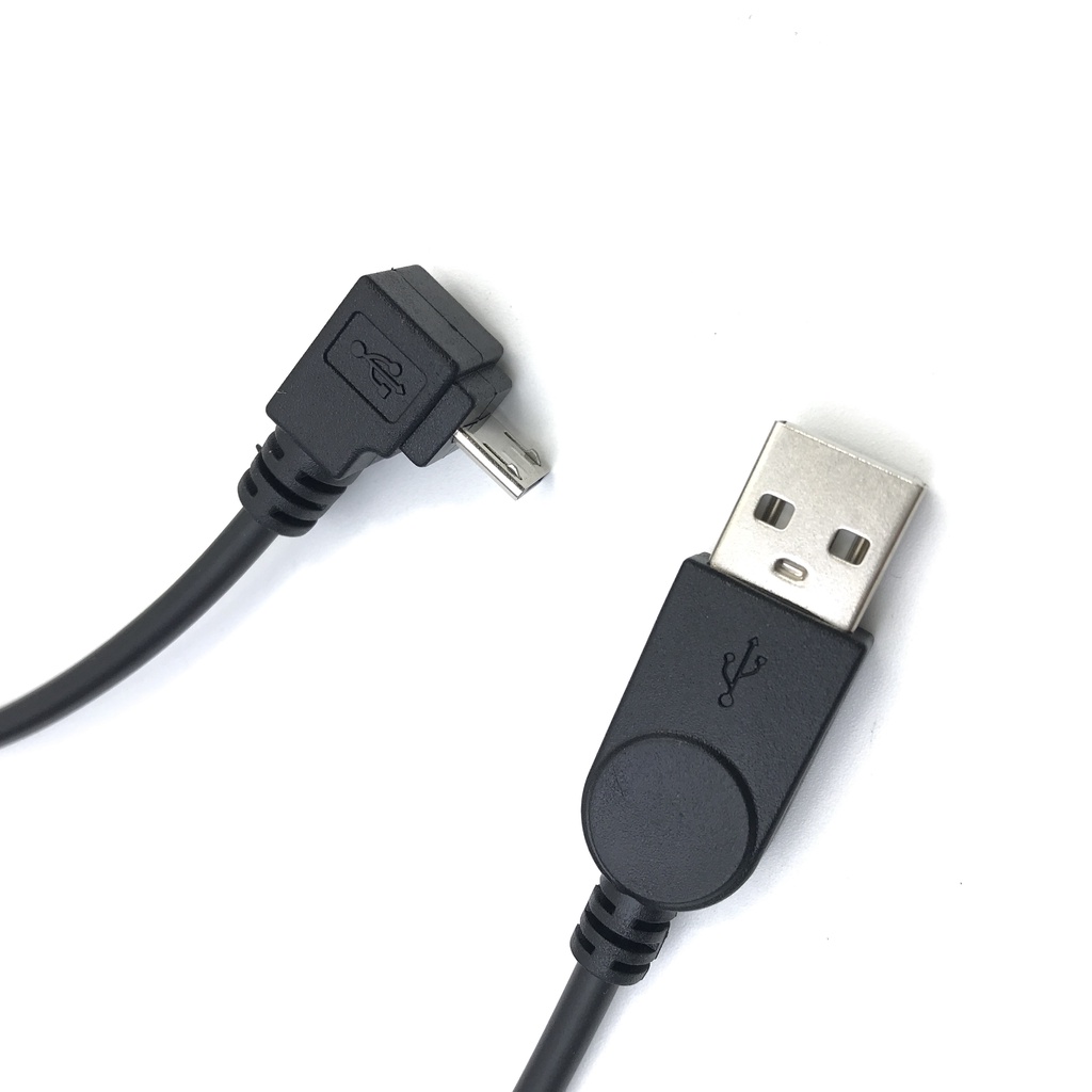 Cáp Chuyển Đổi Cổng Micro USB Bẻ Góc Vuông 90 Độ Dài 25cm 50cm Cho Máy Tính Bảng 5ft 1m