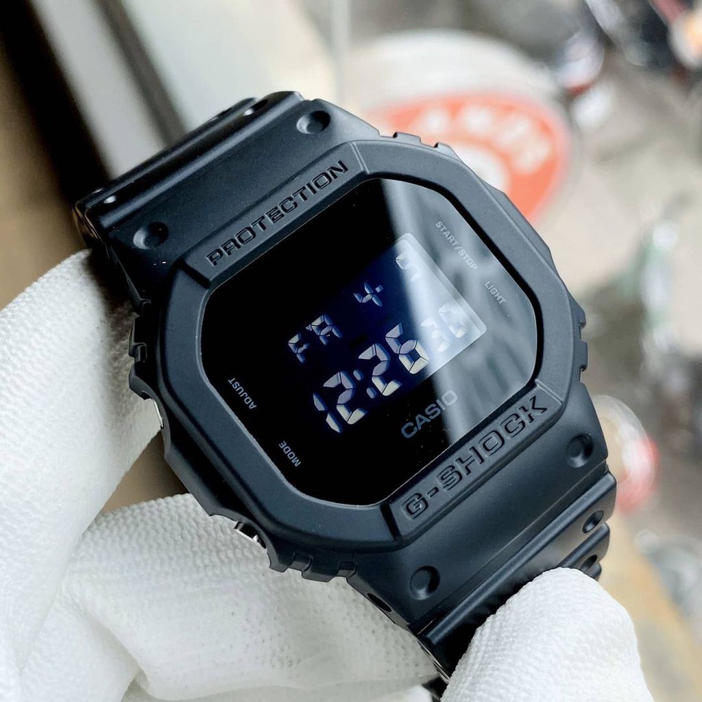 Đồng hồ nam Casio Gshock DW5600 BB-1CR –Chống nước 3atm, Nam tính, 42mm, Đen huyền ảo – Panda.watch
