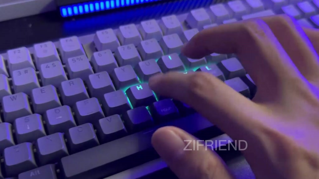 ZIFRIEND ZA94 Bàn phím cơ Gradient Colors 3pin Chơi game văn phòng có dây có thể hoán đổi nóng Customized | BigBuy360 - bigbuy360.vn