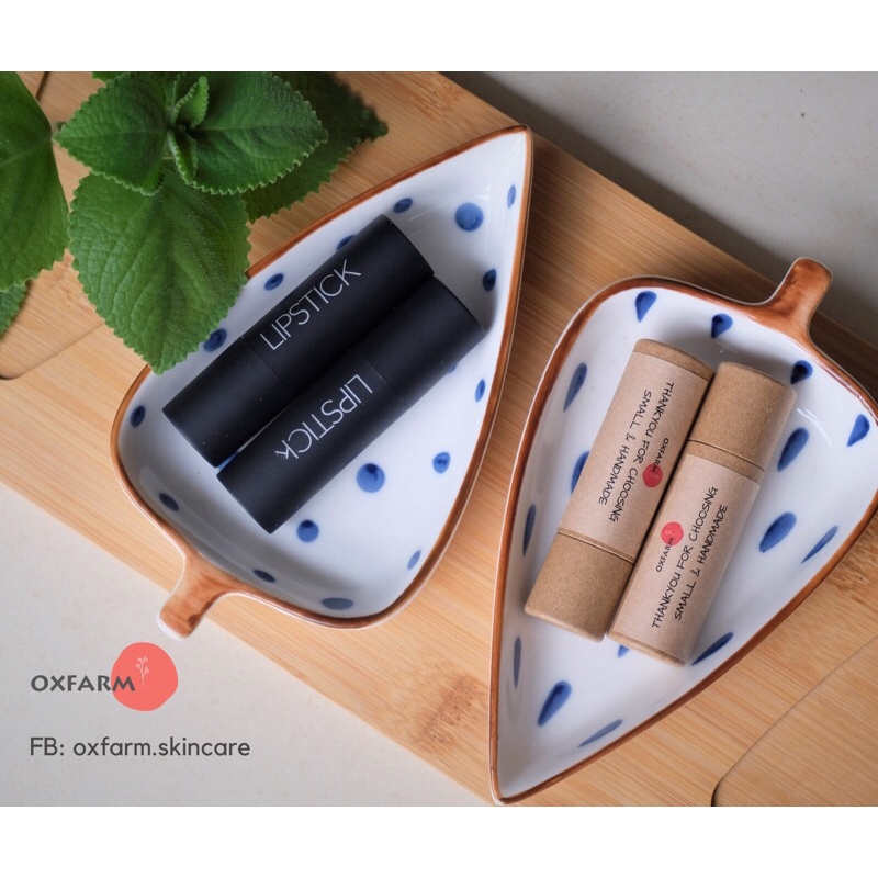 SON OXFARM - Màu hồng đất và cam đất - Lên màu nhẹ-Dưỡng ẩm