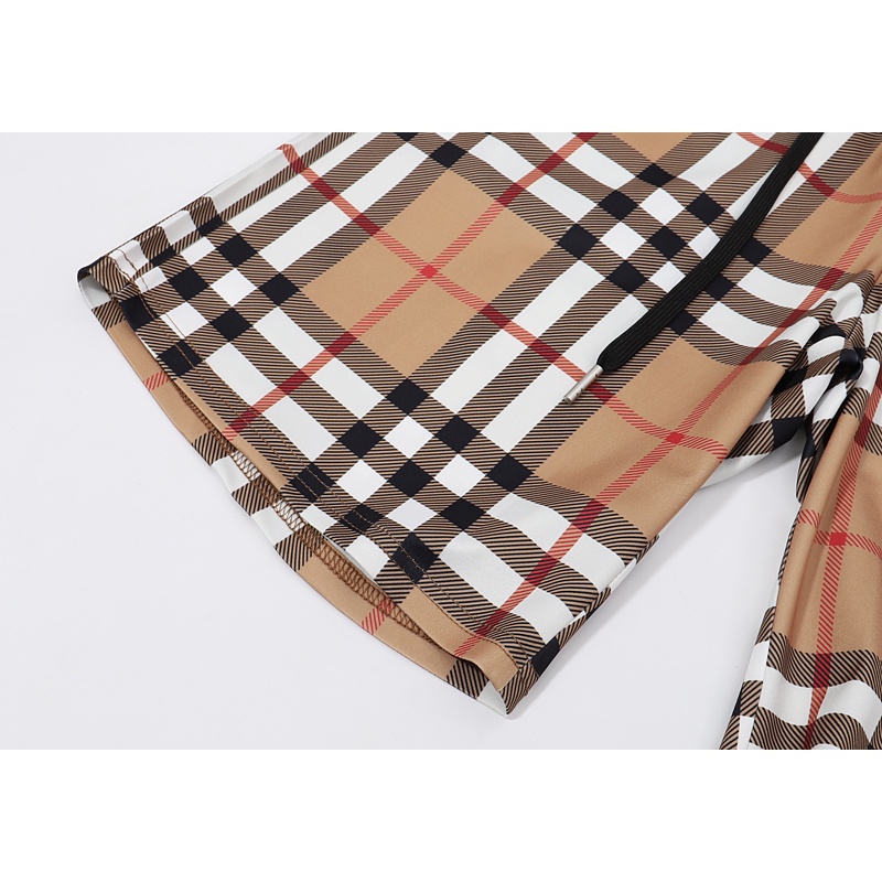 Burberry Quần Short Dây Rút In logo Thời Trang