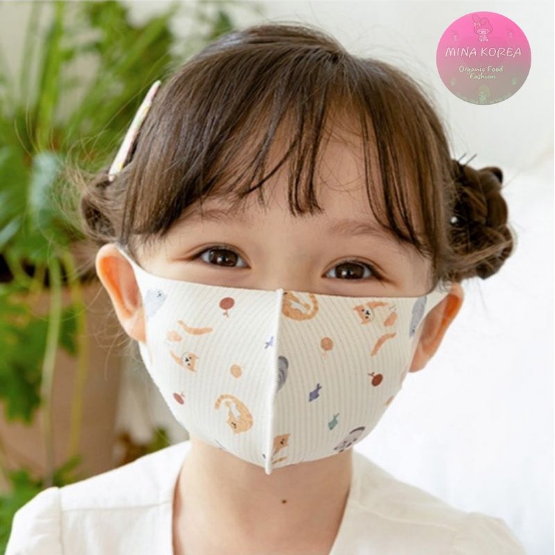 (12M+ ~ 9 tuổi) Khẩu trang kháng khuẩn  BEBENUVO Hàn Quốc cho bé 12M+ ~ 9 tuổi