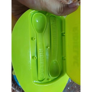 chén ăn dặm cho bé + muỗng + nĩa