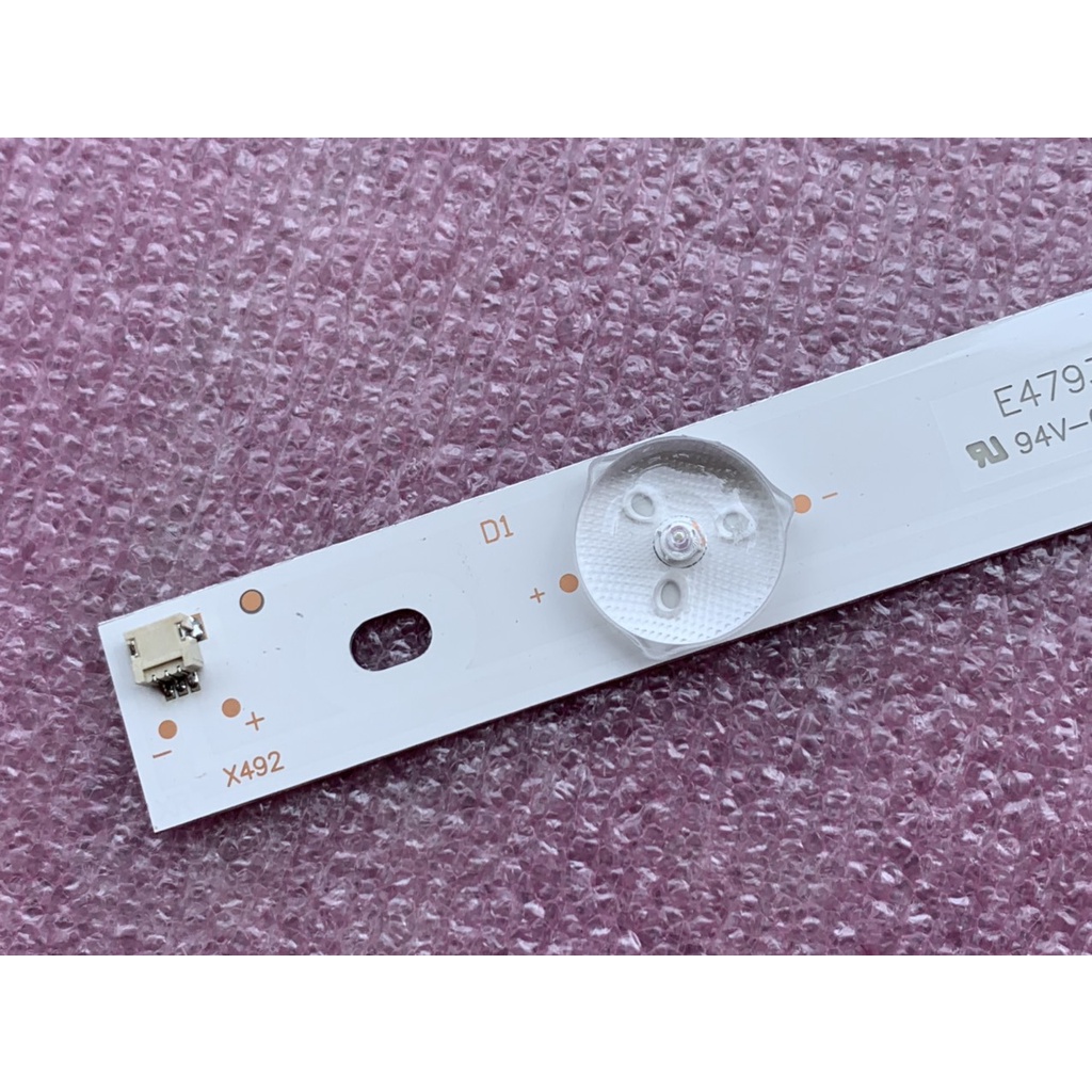 LED TIVI ĐỘ TIVI 43 INCH 1 THANH 10 BÓNG MỖI BÓNG 3V KHOẢN CÁCH BÓNG 8,9cm DÀI 85,5cm SVJ430A07_REV08_10 LED GD43D2000