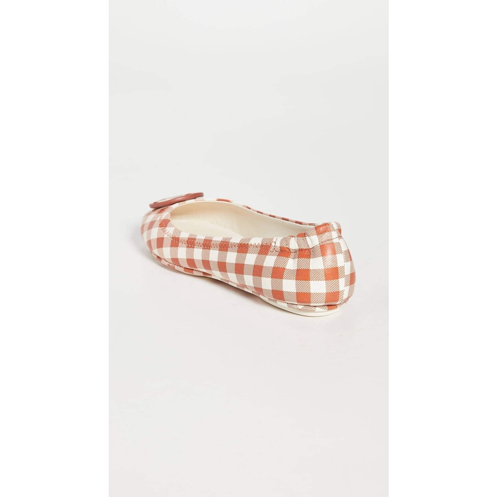 Giày Tory Burch Minnie Travel Leather Ballet Flats - Hàng chính Hãng
