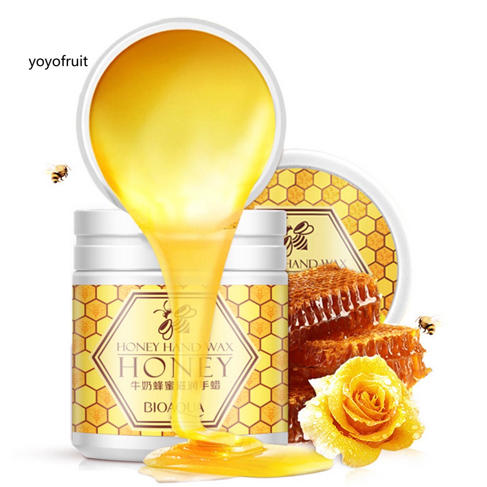 yoyo_Honey Wax Milk Cream Mask Nourish Moisturizing Hydrating Smooth Skin Hand Care