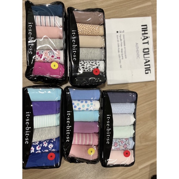 Quần chip nữ cotton auth set 6 cái