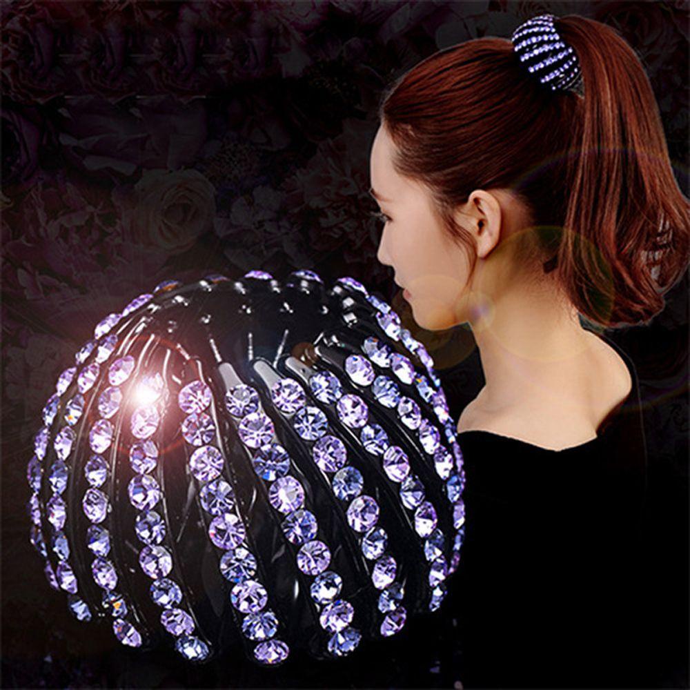 Kẹp Tóc Đuôi Chim Bằng Acrylic Màu Ngà Thời Trang Cho Nữ Giá Đỡ
