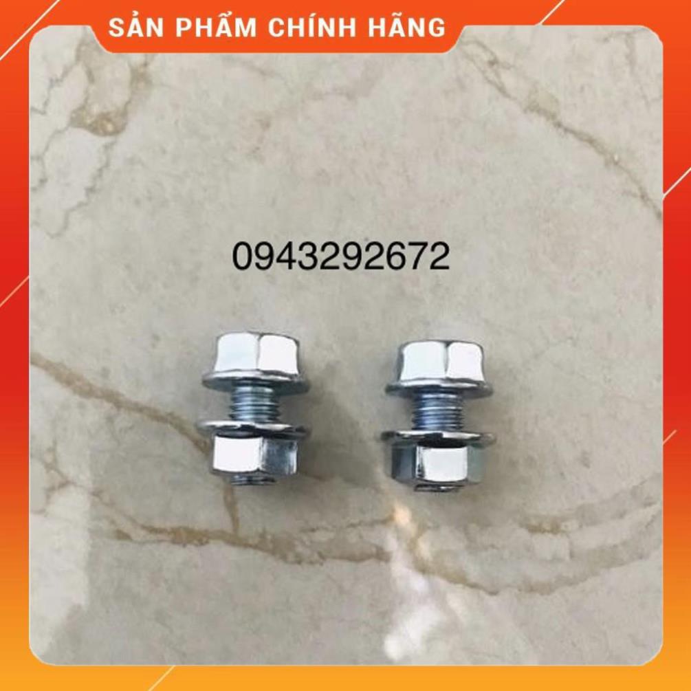Bộ 2 ốc 2 tán bắt tay xách sau Dream Honda