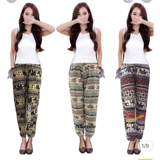 Quần lanh thổ cẩm dạo phố TTNU95 cho bạn nữ cá tính