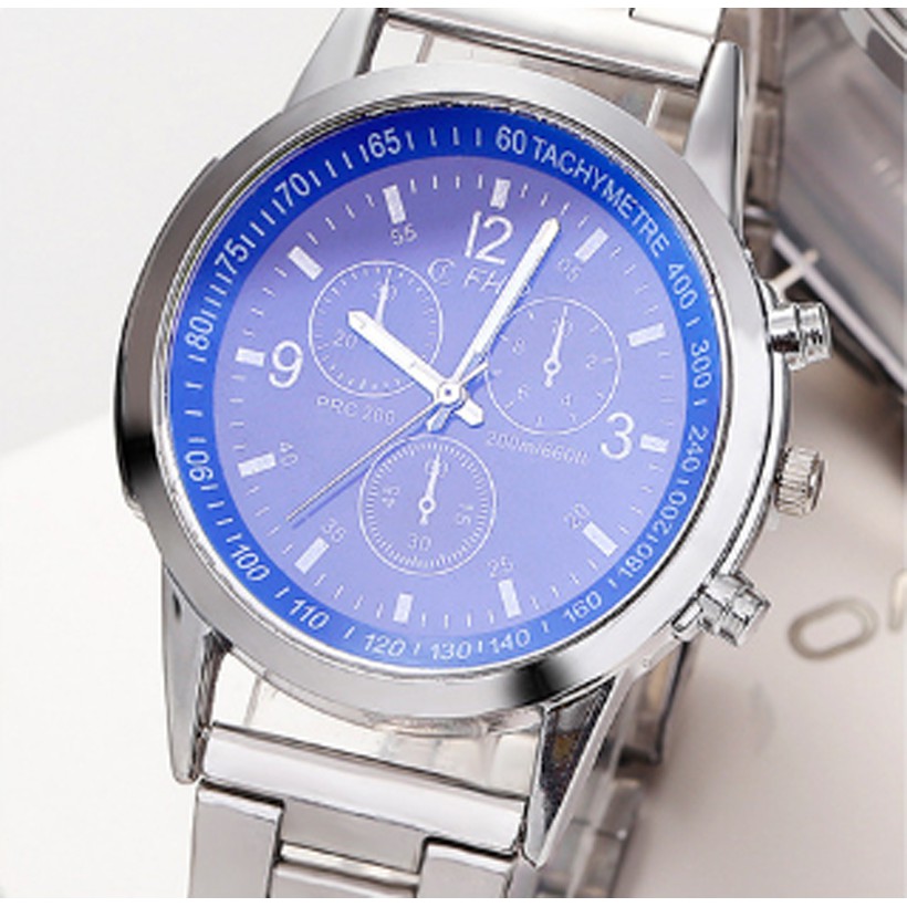 ĐỒNG HỒ NAM DÂY KIM LOẠI FHD CỰC ĐẸP