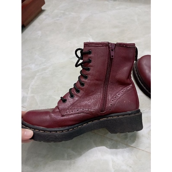 Bốt da thật hàng si sz 35-36