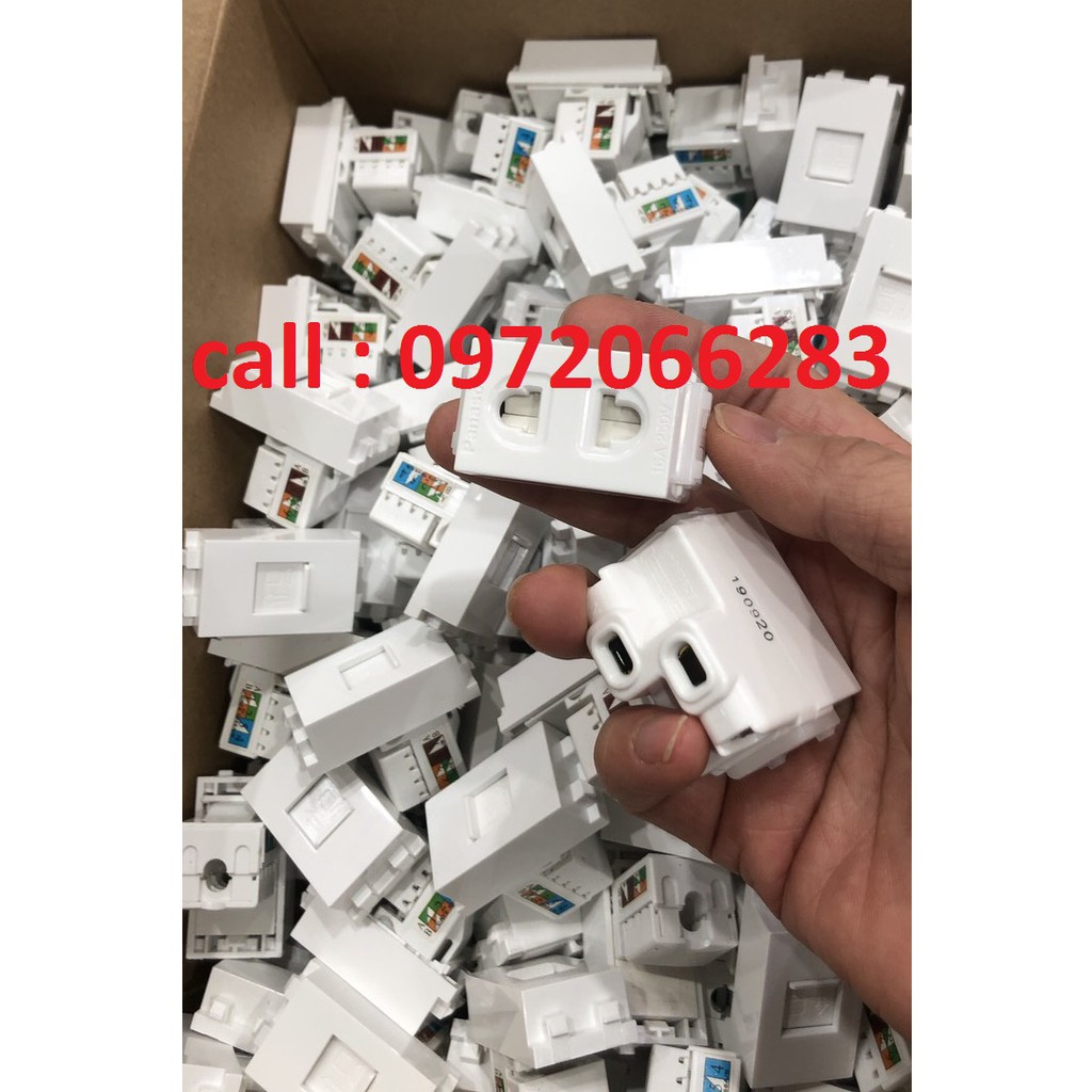 Bộ ổ âm tường gồm nhân mạng nhân hdmi và nhân điện