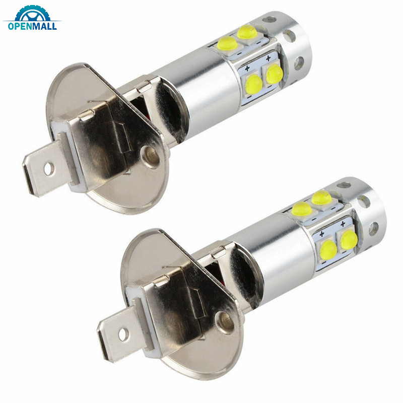 Set 2 Đèn Pha H1 Cob Led 50w Cho Xe Hơi