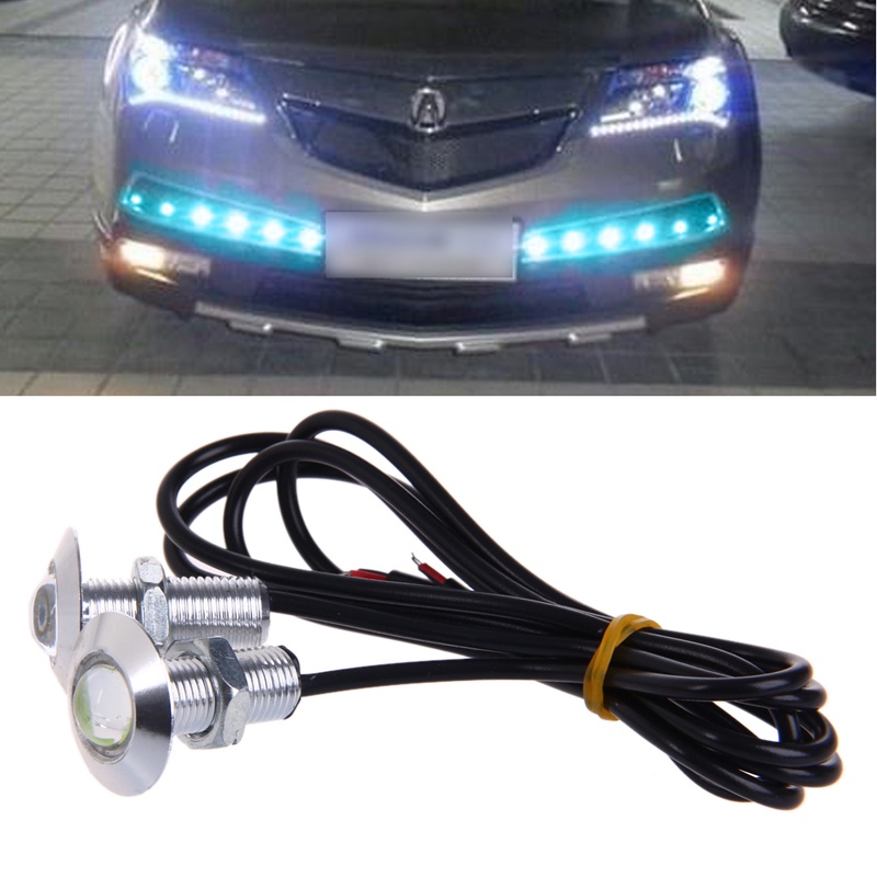 Bộ 2 Đèn LED Mắt Đại Bàng 23mm 12V Chuyên Dụng Cho Xe Hơi