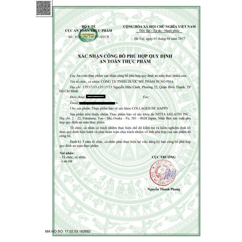 Collagen de happy 10000mg dạng nước Nhật Bản