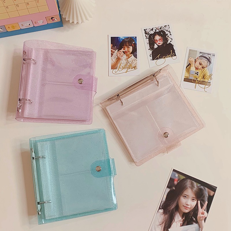 Sổ Còng Binder Vuông 2 Ô Đựng Card Kpop Idol Đáng Yêu (Bán Vỏ Lẻ)