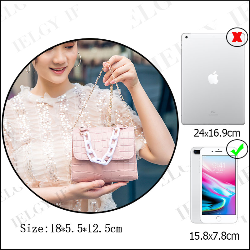 IELGY Túi đeo chéo thời trang sành điệu dành cho nữ