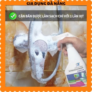 Chai tẩy canxi này làm sạch vết canxi bám lâu ngày, không ăn mòn làm hỏng vòi nước, gương kính