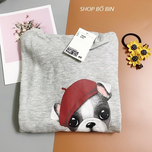 Áo Nỉ Hoodie  Dáng Dài Cho Bé Gái, Áo Nỉ Cho Bé, Hàng Chuẩn Auth