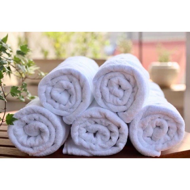 COMBO 5 KHĂN TẮM 70X140   KHÁCH SẠN , HOMESTAY  100% . COTTON