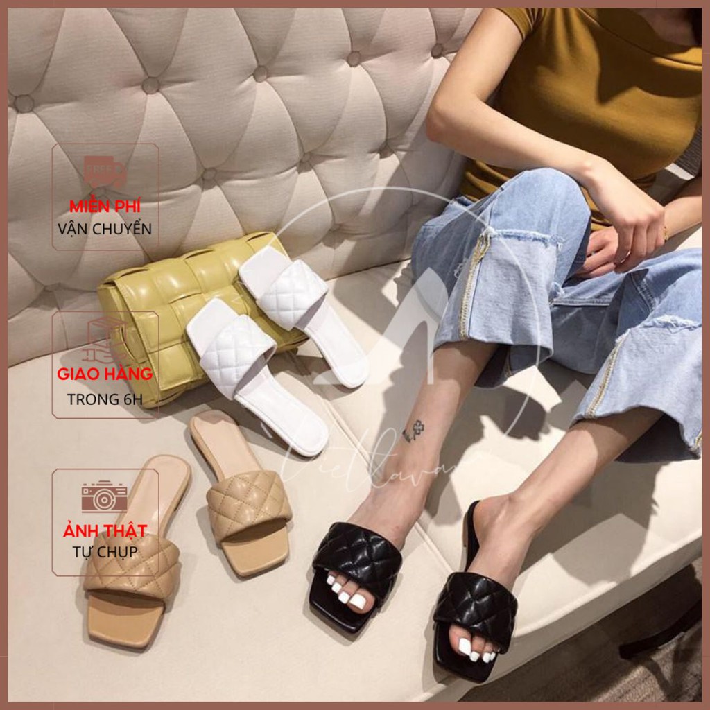 Dép D12 hình trần trám Siêu đẹp Vietlavani