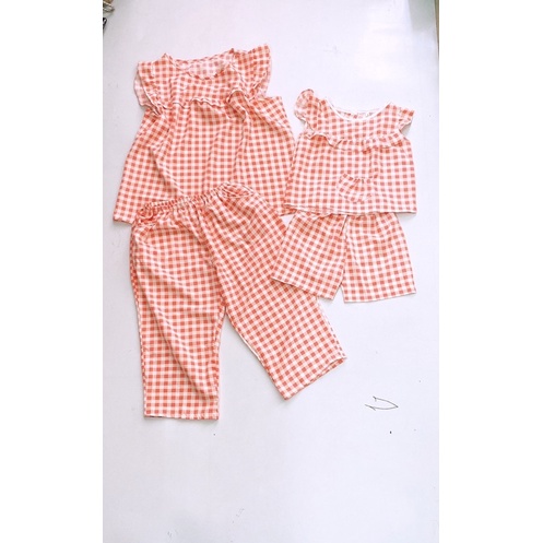 SET LỤA MẸ VÀ BÉ | BỘ LỤA BÉ GÁI 9-37kg