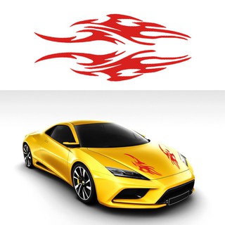 Decal Dán Xe Hơi Hình Ngọn Lửa