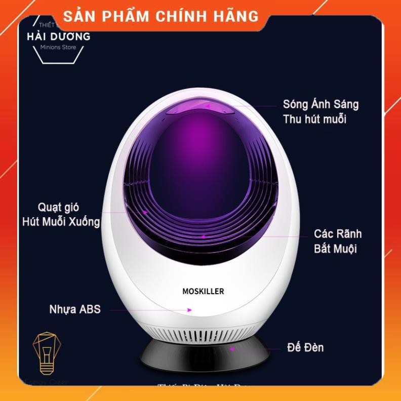 Đèn Bắt Muỗi Thông Minh Exped Smart BM-108 - Công suất tiêu thụ điện thấp tiết kiệm tuyệt đối , Cơ chế bắt muỗi bằng ánh