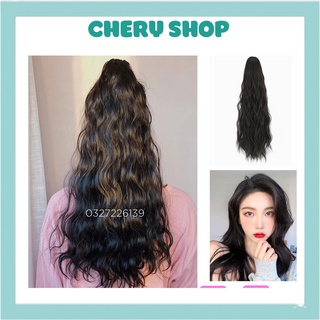 Tóc giả ngoặm cao cấp💄 FREESHIP 💄 tóc ngoặm xù mì tự nhiên