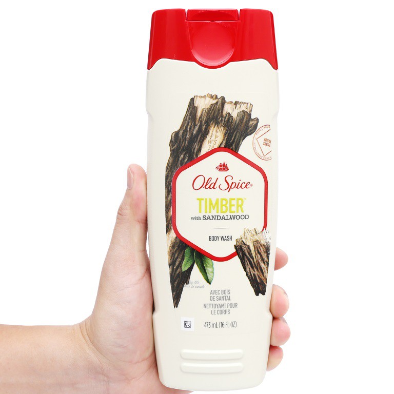 [Chính hãng] Sữa tắm Old Spice Timber Body wash 473ml - Hàng USA