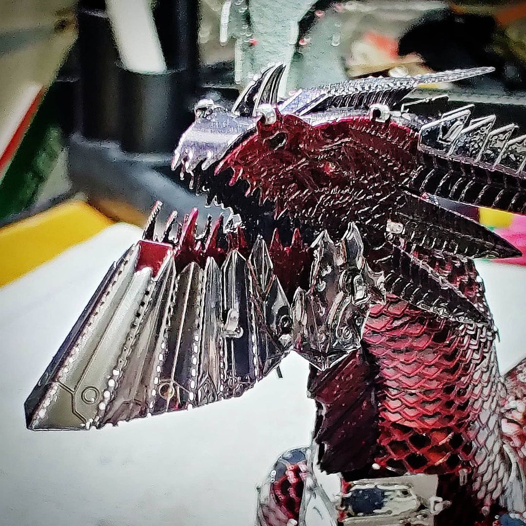 Mô Hình Kim Loại 3D Lắp Ráp Piececool Rồng Đen Deathwing Trong World of Warcraft