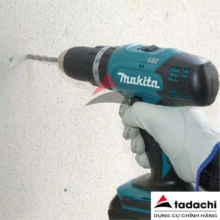 Máy khoan búa, vặn vít dùng pin 18V Makita DHP453Z (không pin sạc) | Tadachi