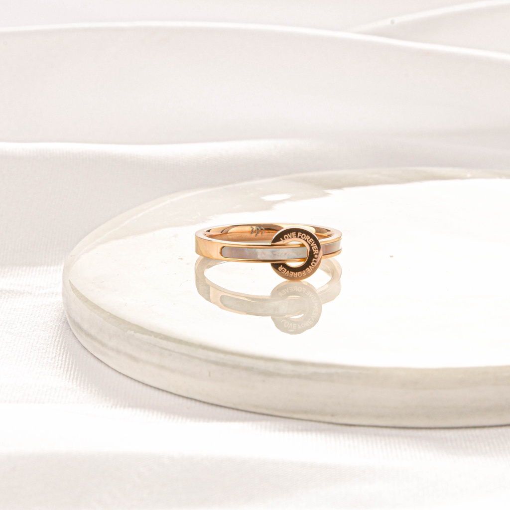 Nhẫn CDE In Love Forever Rose Gold Ring CDE8011