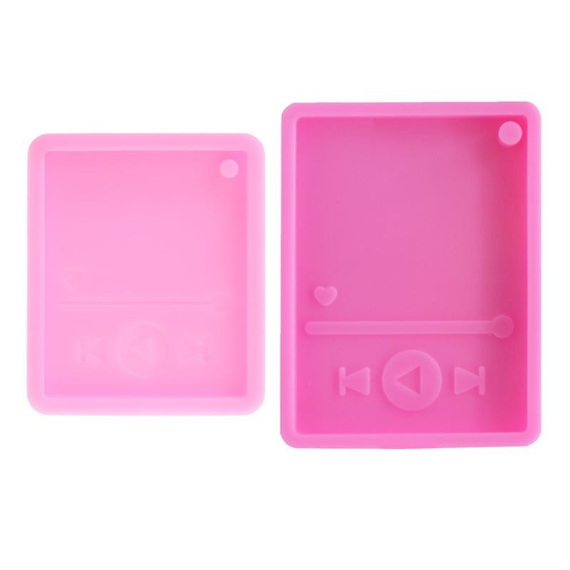 Khuôn silicone làm mặt dây chuyền hình máy nghe nhạc sáng tạo