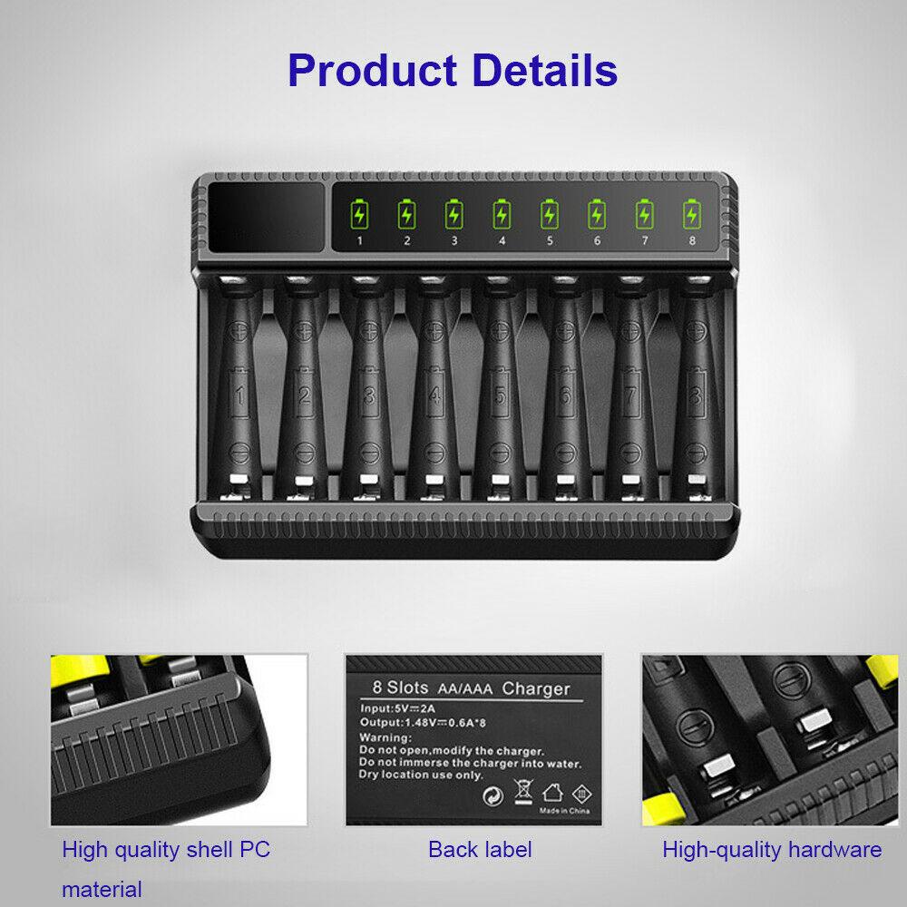 NORMAN Bộ Sạc Pin Thông Minh Cho Pin AA / AAA