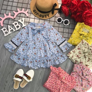 Váy Babydon thô lụa