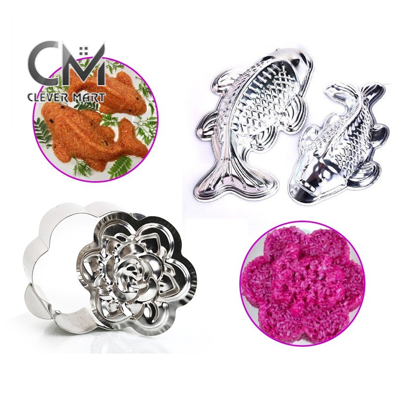 Khuôn Xôi Phúc Lộc Thọ, Khuôn xôi 12x7cm nhựa chịu lực đế rời