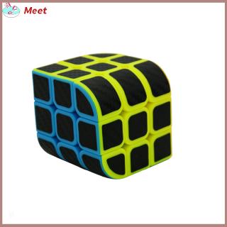 Lefang Trihedron Magic Cube Puzzle Toy with Carbon Fiber Sticker for Competition Challenge