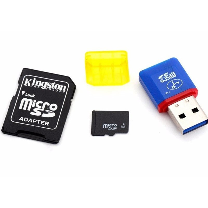 Thẻ Nhớ 8GB Kèm Adapter Và Đầu Đọc Thẻ