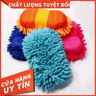 QN003 ndk13 ndk13 ndk13 Miếng san hô rửa xe Microfiber siêu mịn tiện dụng (màu sắc ngẫu nhiên) - anhpro