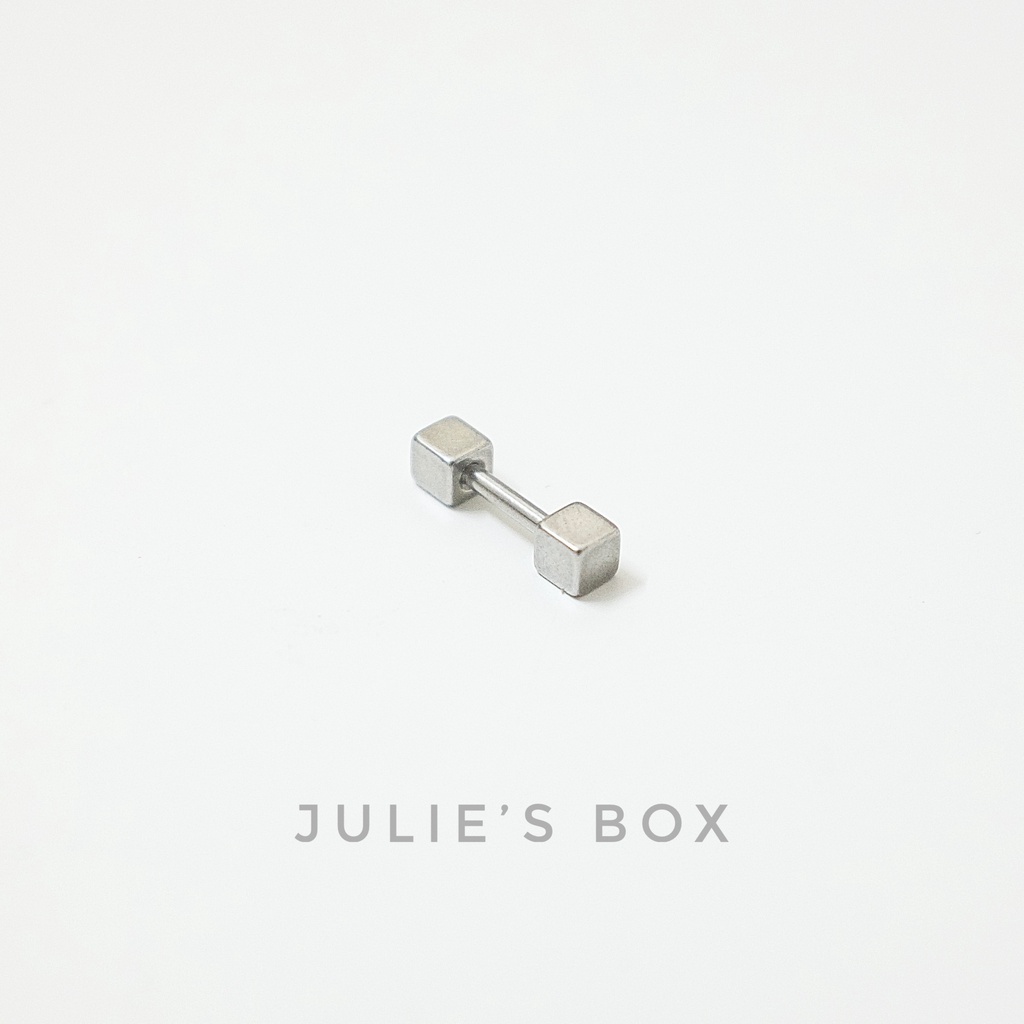 [COMBO] Tiết Kiệm 10-15K Set Khuyên Tai Nam Titan Unisex Không Đen Không Ngứa Không Gỉ Sét Không Dị Ứng julies box