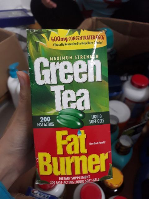 (XÁCH TAY MỸ) Giảm cân Trà Xanh Green Tea Fat Burner 400mg