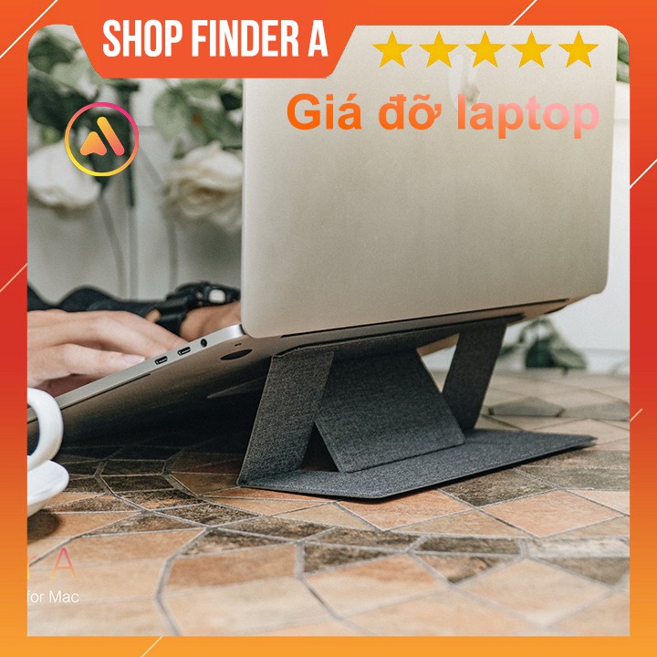 [Freeship] Giá đỡ đế tản nhiệt laptop gấp gọn, thiết kế siêu gọn mang theo di động