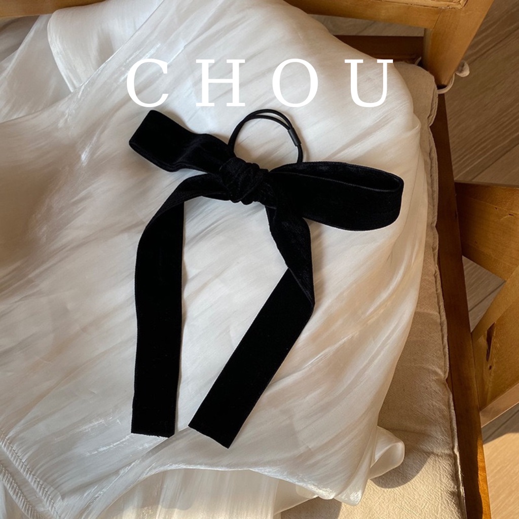 Dây Buộc Tóc Nơ Nhung Vintage | CHOU ACCESSORIES |