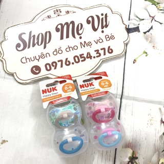 (CHÍNH HÃNG) Ti giả NUK silicon Happydays